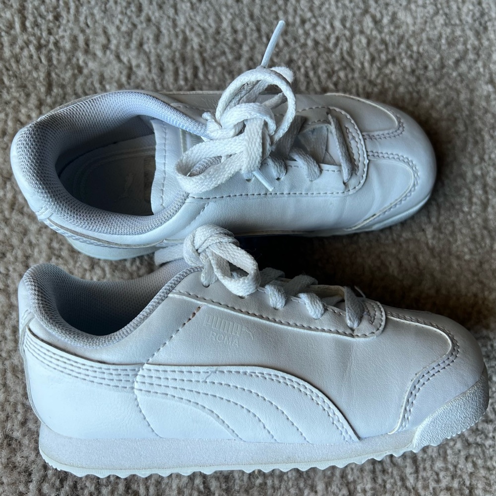 Puma Kids White Sneakers